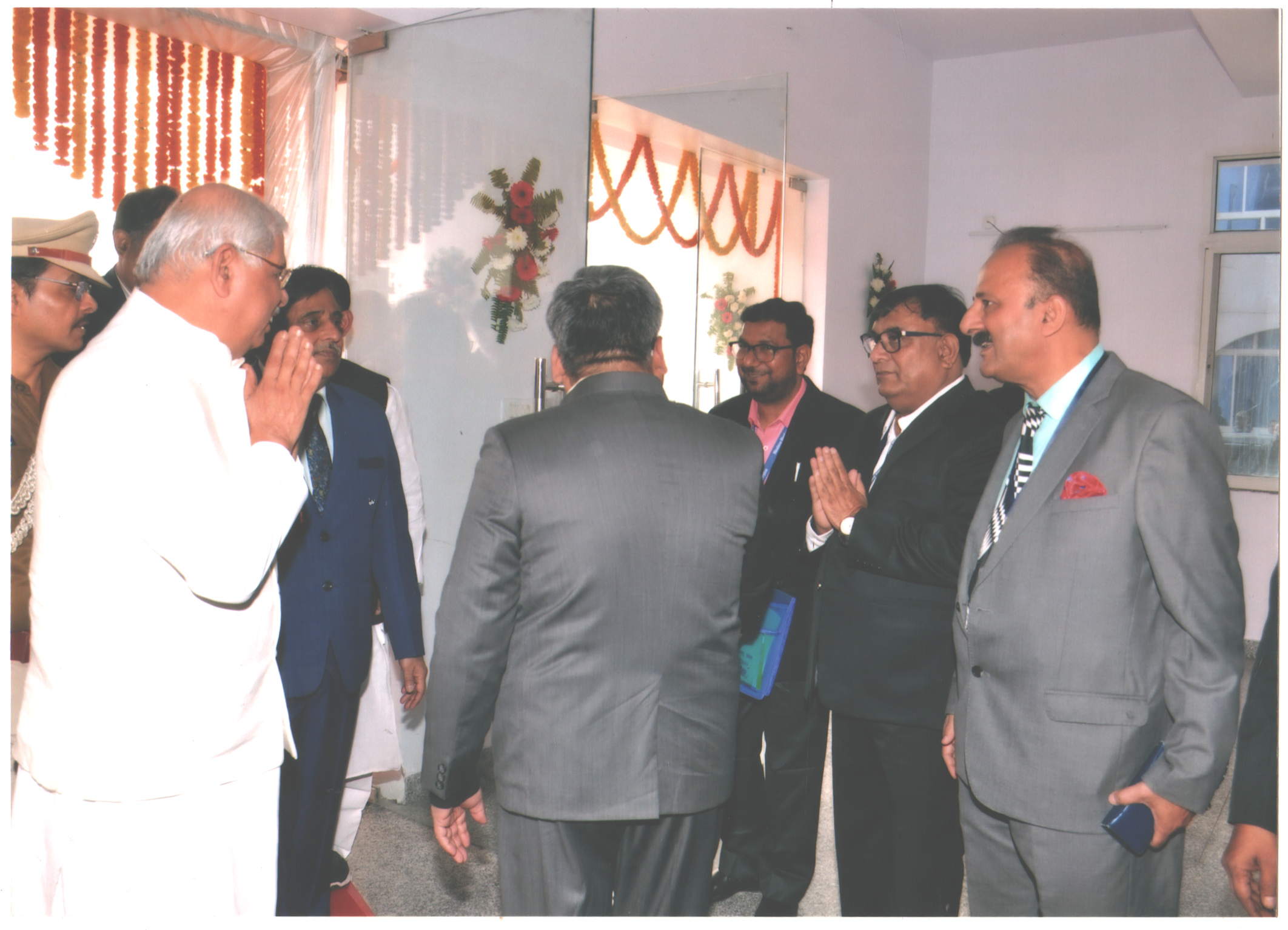 Introducing Hon'ble Governor to Officer of The University By Hon'ble VC.